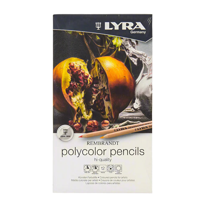 Lyra Rembrandt Polycolor Art Pencils Set of 12