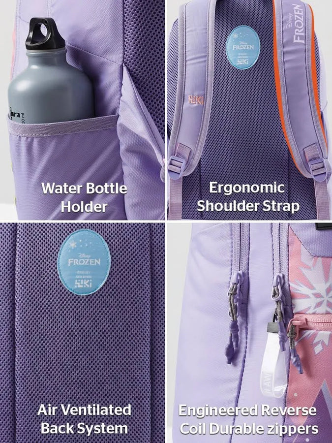 WIKI Girl 1 Disney Backpack 21.5 L - Frozen Purple