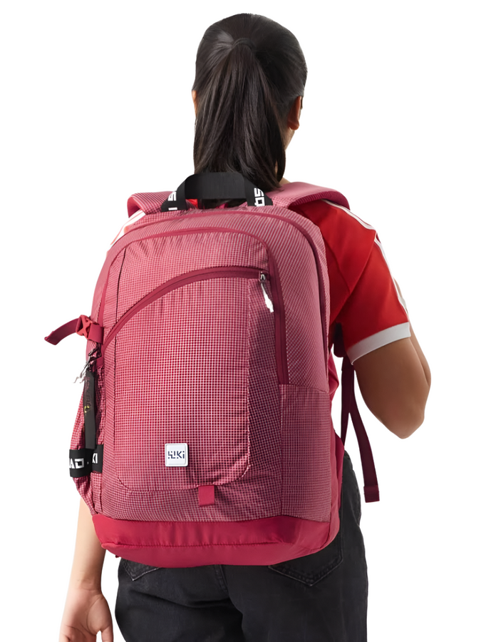 WIKI Squad 2 Backpack 32 L - Grid Red