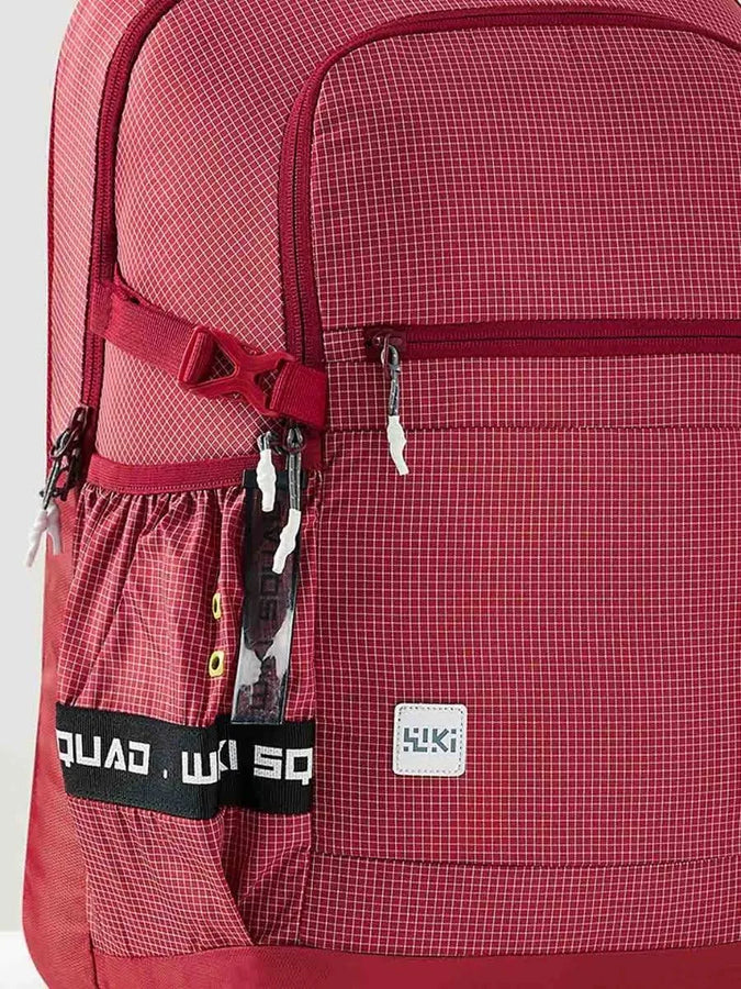 WIKI Squad 1 Backpack 30.5L - Grid Red