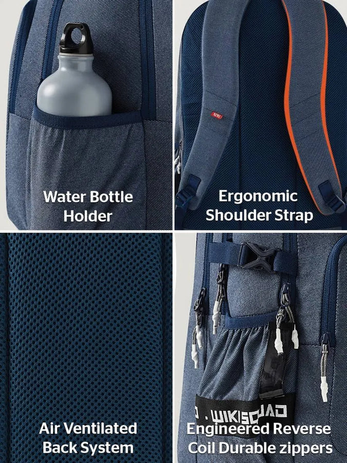 WIKI Squad 4 Laptop Backpack 40L - Twill Navy