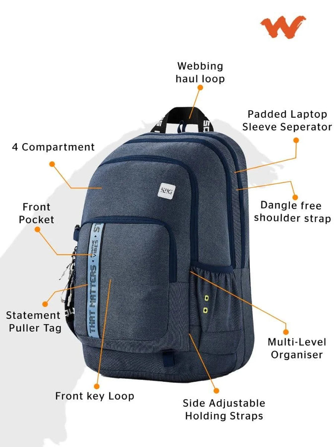 WIKI Squad 4 Laptop Backpack 40L - Twill Navy