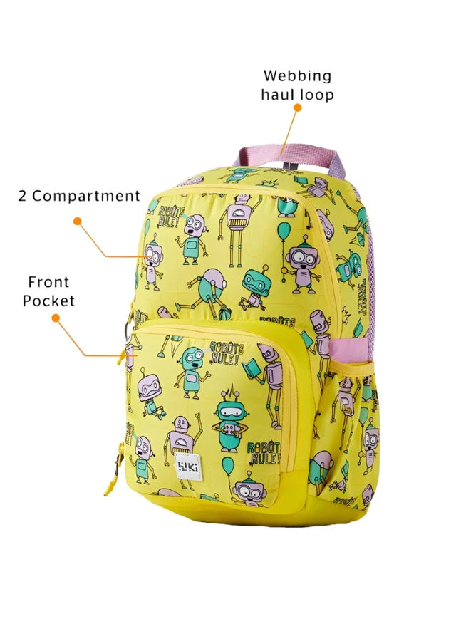 WIKI CHAMP 1 Backpack 11 L - Robot Yellow
