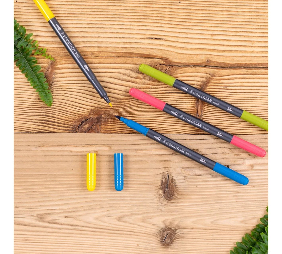 Staedtler Double-ended watercolour brush pens (Set of 36)