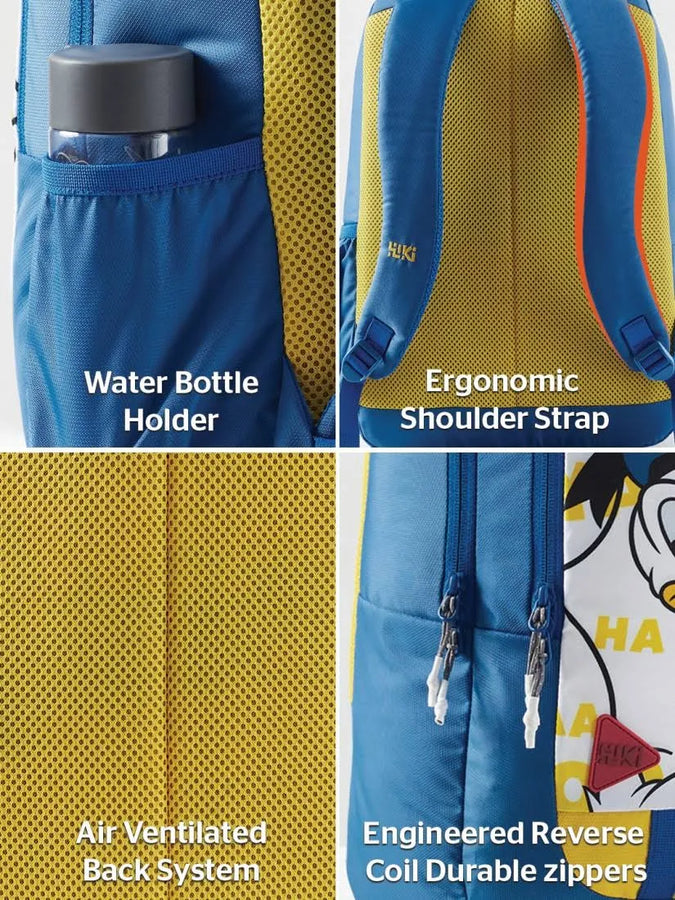 WIKI Champ 3 Disney Backpack 18 L - Donald Yellow
