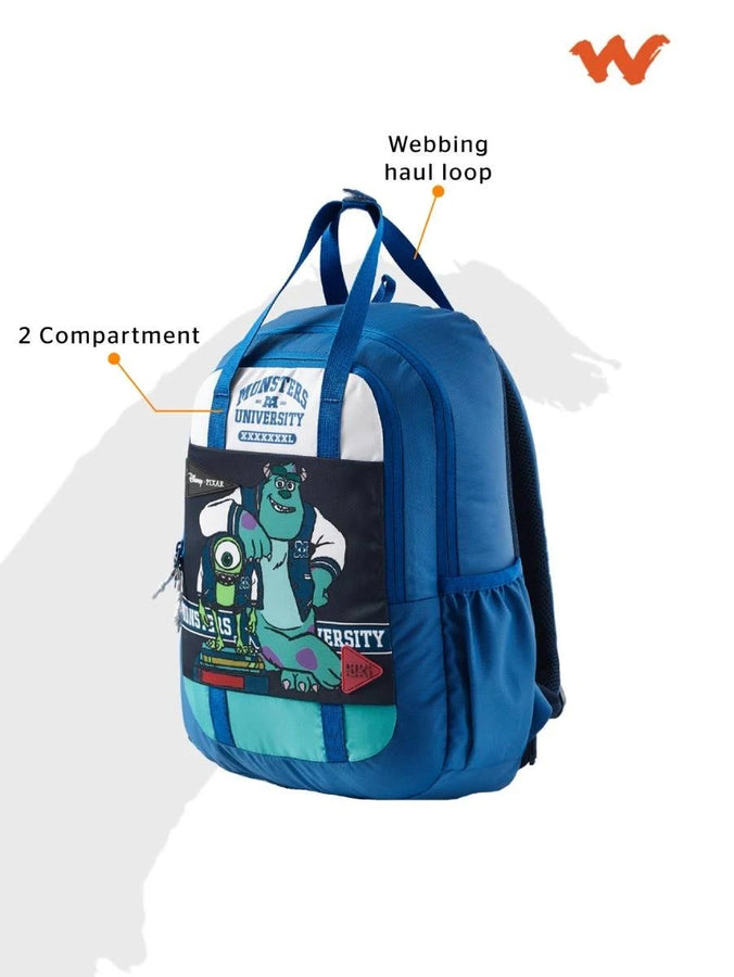WIKI Champ 3 Disney Backpack 18 L - Monsters Blue