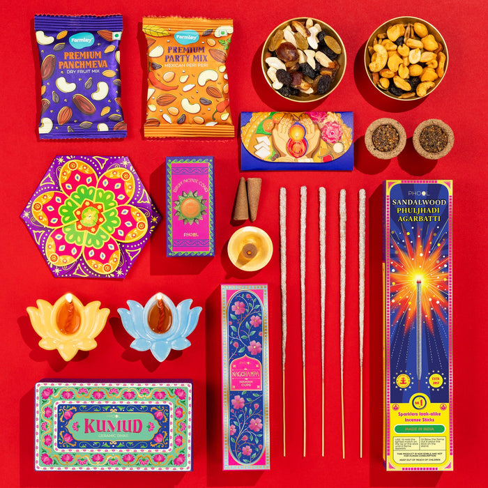 PHOOL Shubh Deepawali Gift Box – Festive Pop-Up Surprise of Light & Blessings