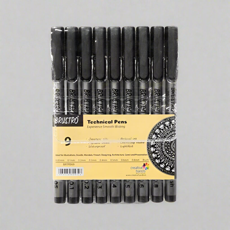 Brustro - Technical Pen Set of 9