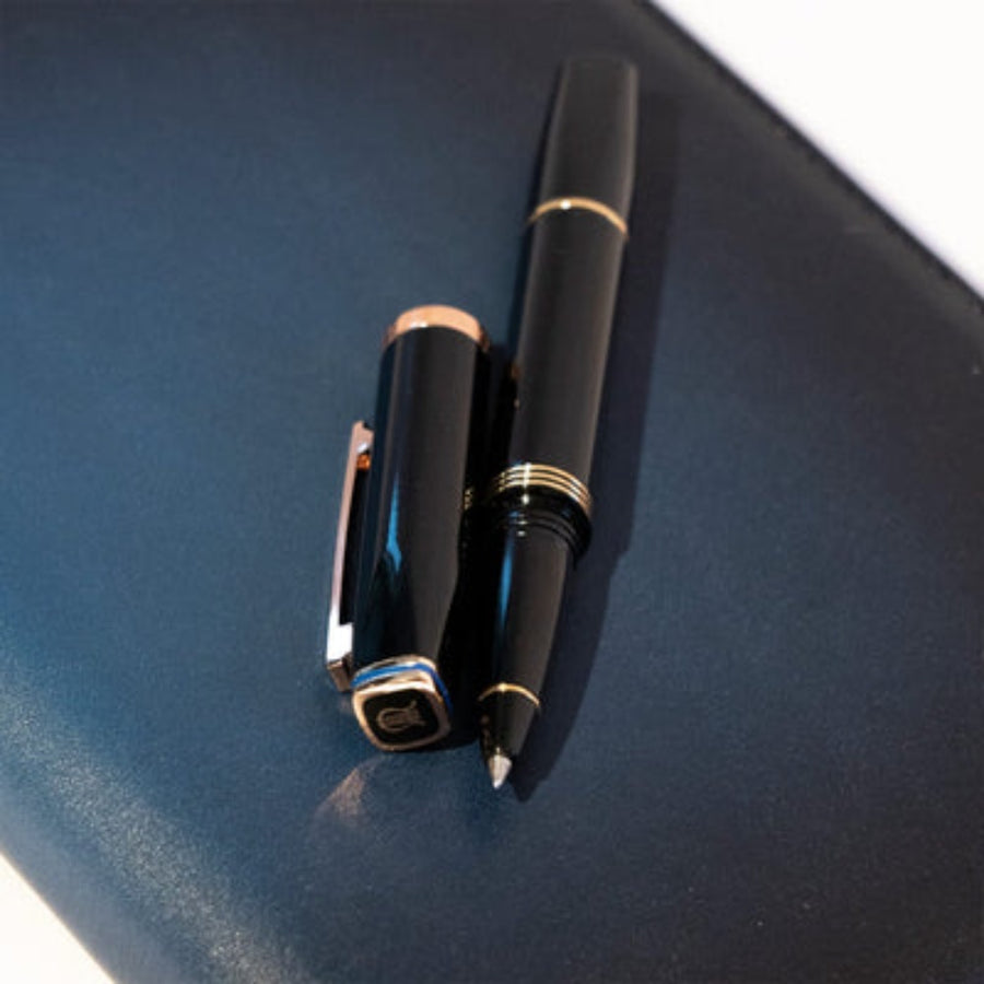 LAPIS BARD Contemporary Rollerball Pen - Black