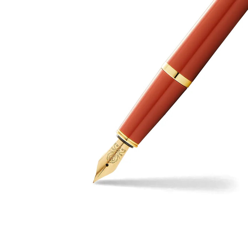 cross-AT0746-13MF-bailey-light-fountain-pen-amber-nib-view