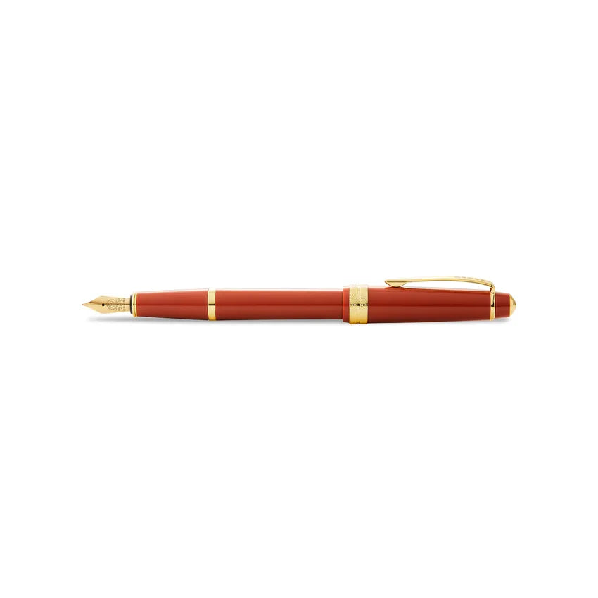 cross-AT0746-13MF-bailey-light-fountain-pen-amber-side-view