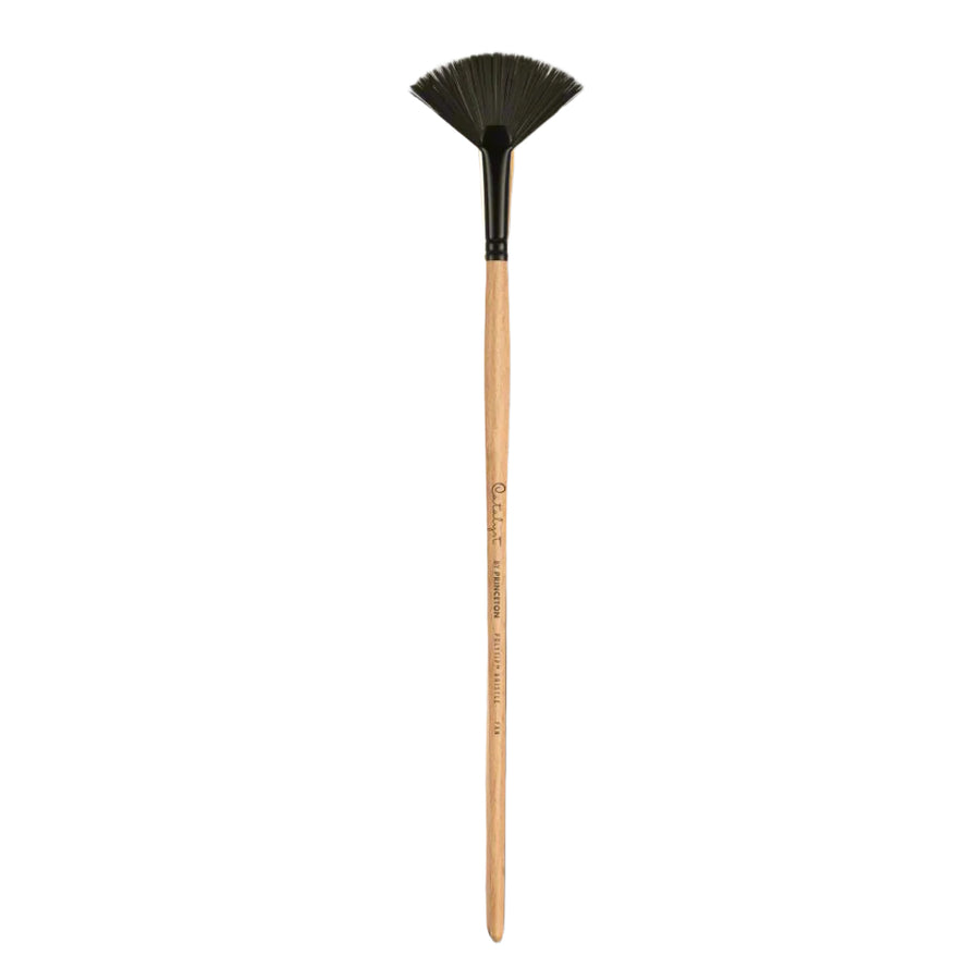Princeton Catalyst Polytip Bristle Synthetic Fan Long Handle Brush - 6400 Series