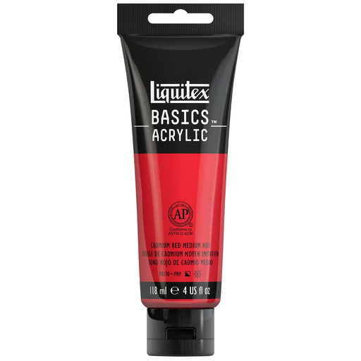 iiquitex-basic-acrylic-colour-tube-118ml-cadmium-red-medium-hue-front-view