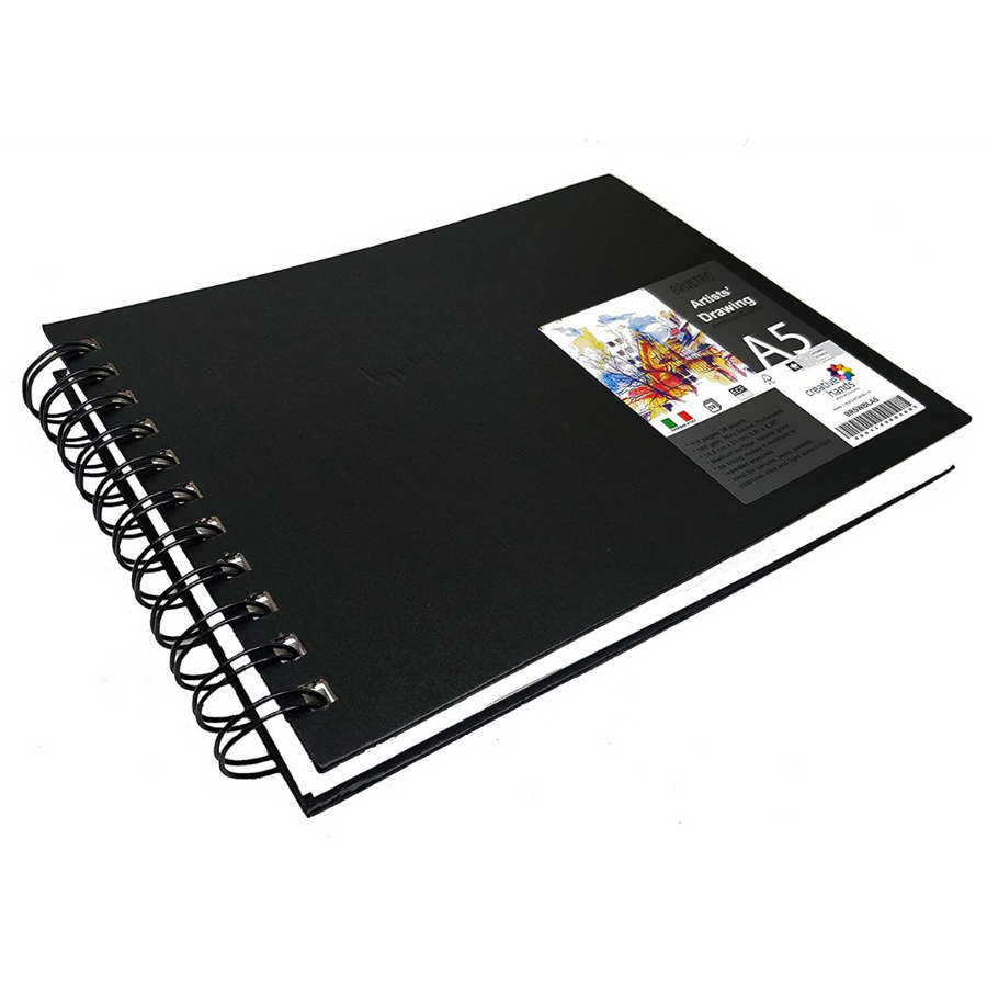 Brustro Artists' Sketch Book Wiro Bound Landscpae - A5