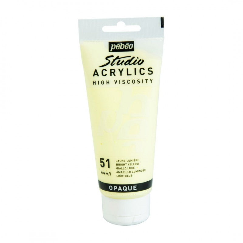 Pebeo Studio Acrylic High Viscosity - 100 ml Tube