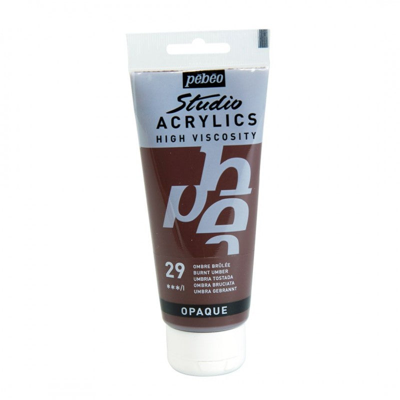 Pebeo Studio Acrylic High Viscosity - 100 ml Tube