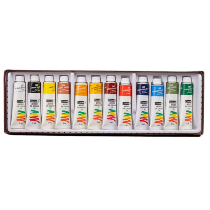 Camel - Artist Oil Colour 9ml Tubes (Set of 12)