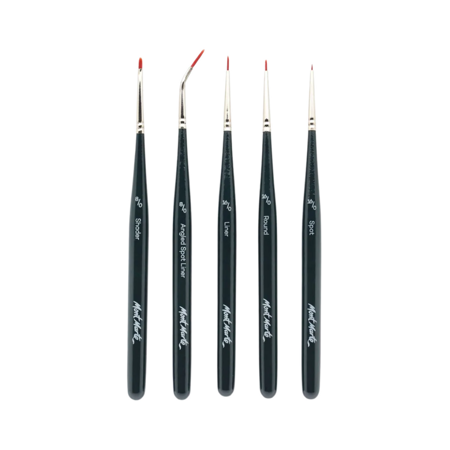 Mont Marte - Signature Mini Detail Brushes (Set of 5)