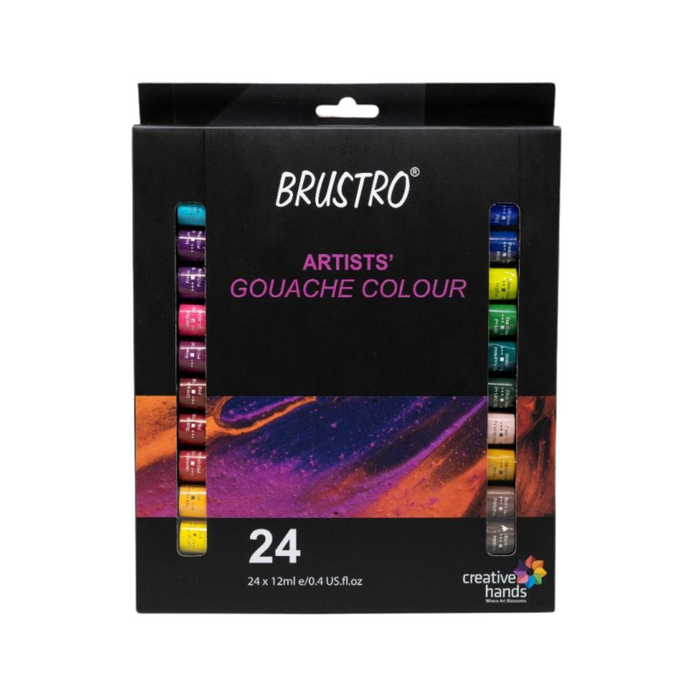 Brustro Artists' Gouache Colour - Set of 24
